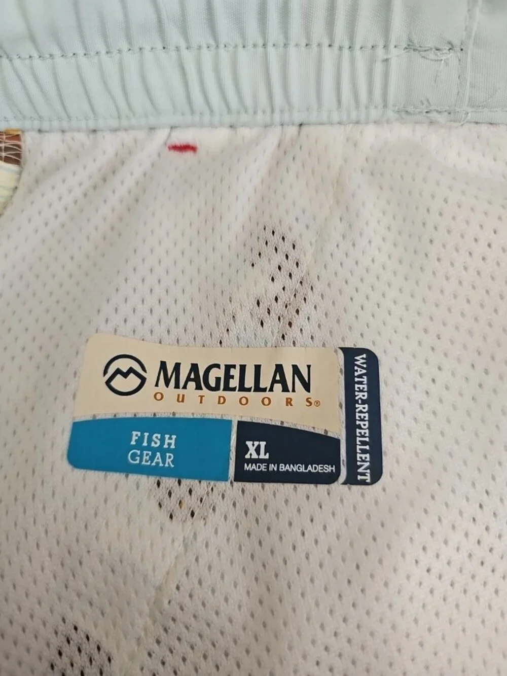 Magellan Men's Swim Trunks Size XL Blue Shiner Camping Fish Gear Swimsuit Shorts